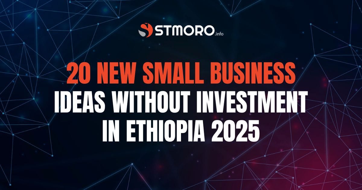20 New small business ideas Without investment in Ethiopia 2025